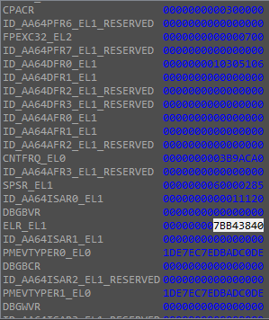 System register watcher